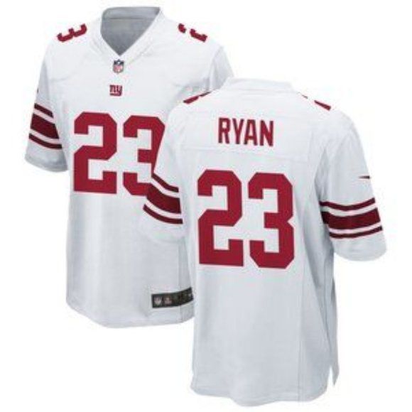 Men New York Giants 23 Logan Ryan Nike White Team Game NFL Jersey